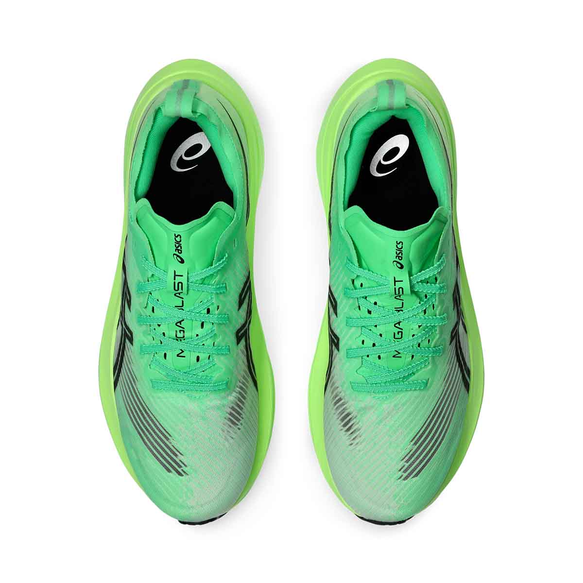 Asics Megablast Unisex Vital Green Black נעלי ריצה מגה בלאסט יוניסקס