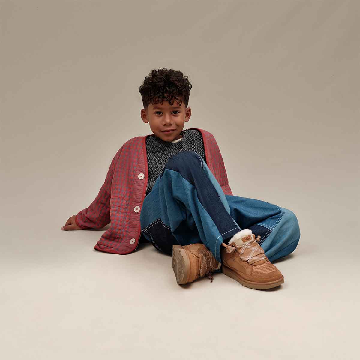 UGG Lowmel Chestnut סניקרס לילדים לואמל חום