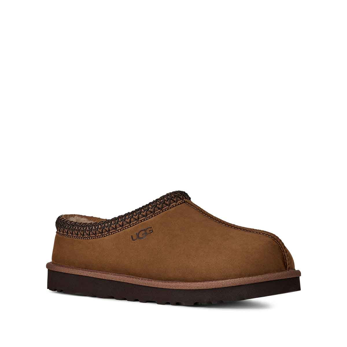 UGG Tasman II Nubuck Dark Chestnut כפכפי טזמן לגברים