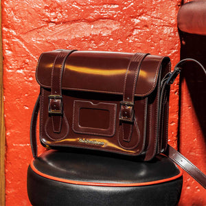 Dr. Martens Classic Vegan Satchel Bag Cherry Red תיק דר מרטינס