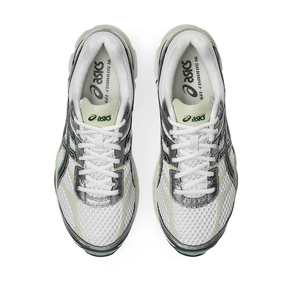 Asics Gel Cumulus 16 Unisex White Forest Night סניקרס ג'ל קומולוס 16 יוניסקס