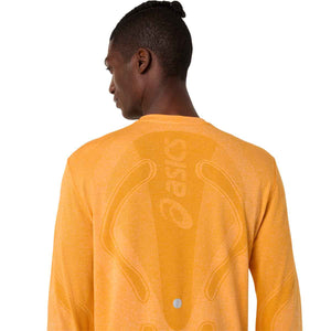 Asics Road Seamless LS Top Men Yamabuki חולצת ריצה ארוכה לגברים