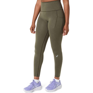 Asics Road Seamless Tight Women Dark Olive מכנסי טייץ ריצה לנשים