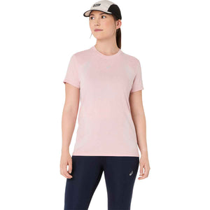 Asics Road Seamless SS Top Women Morganite Crystal Pink חולצת ריצה לנשים