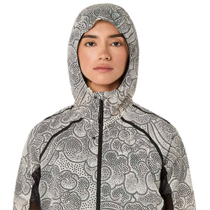 Asics Limited Series Wind Breaker Jacket Women Cream ג'קט ריצה לנשים