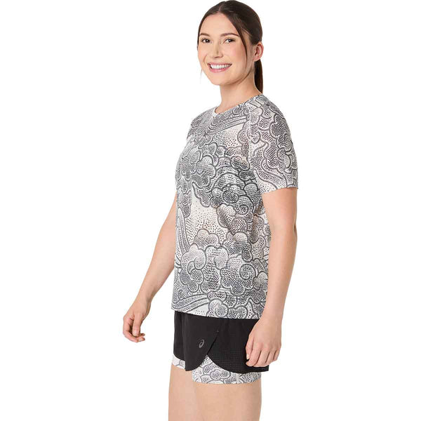 Asics Limited Series Metarun SS Top Women Cream חולצת ריצה לנשים