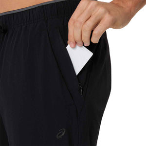 Asics Feel Strech Woven Pant Men Performance Black מכנסי ריצה ארוכים לגברים