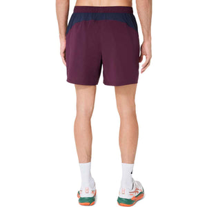 Asics Padel Court 7In Short Men Dark Aubergine מכנסי פאדל לגברים