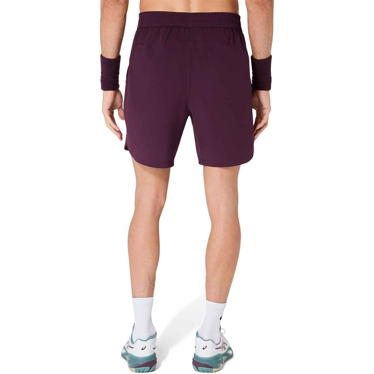 Asics Game 7In Short Men Dark Aubergine מכנסי טניס לגברים