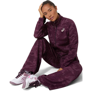 Asics Match Jacket Women Dark Aubergine ג'קט טניס לנשים