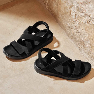 Ecco Soft Sandal W Black סנדלי אקו לנשים סופט שחור