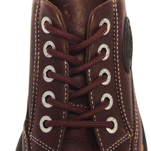 Dr. Martens Buzz 5-Eye Grizzly Leather Shoes Dark Brown נעלי ד"ר מרטנס לנשים