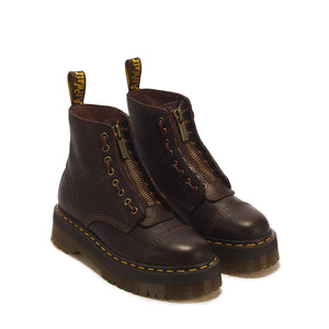 Dr. Martens Sinclair 8 Eye Boot Dark Brown מגפי ד"ר מרטנס סינקלייר יוניסקס