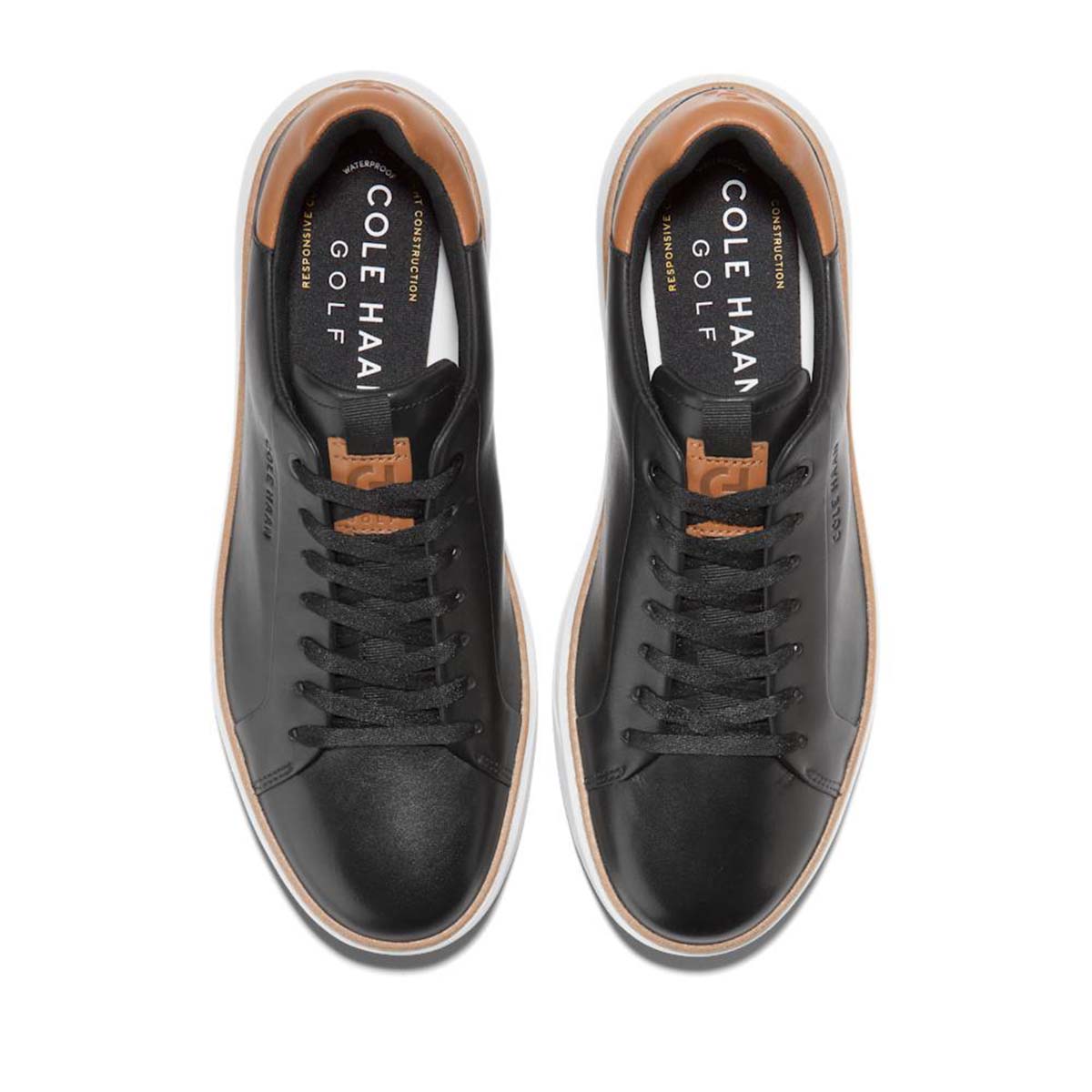 Cole Haan GrandPrø Topspin Waterproof Black Pecan סניקרס קול האן לגבר