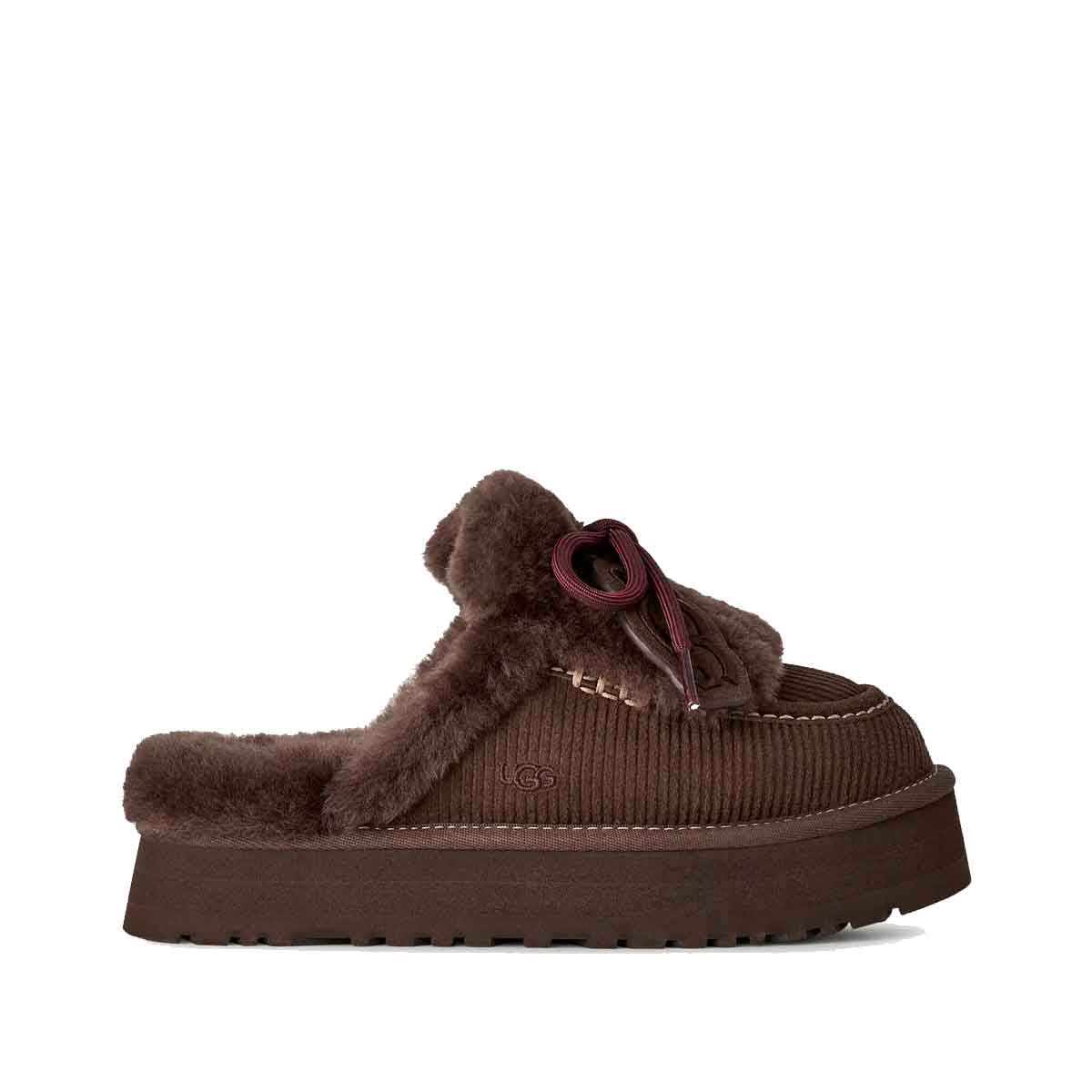 UGG Disquette Heritage Burnt Cedar כפכפי נשים חום