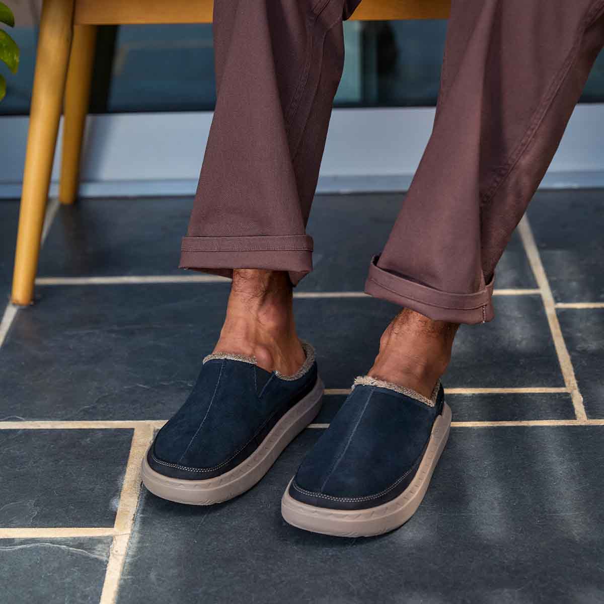 Reef Rambler Mule Black Brown כפכפי ריף לגברים