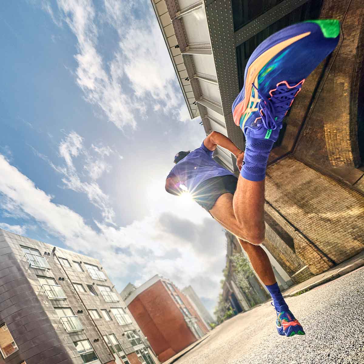 Asics Superblast 3 Unisex Cobalt Burst Light Orange נעלי ריצה סופר בלאסט 3 יוניסקס