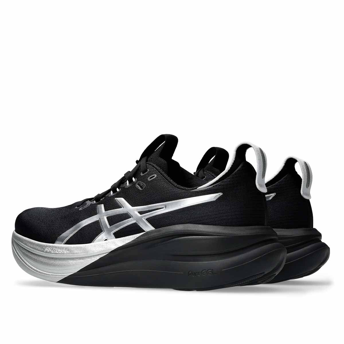 Asics Gel Nimbus 28 Platinum Men Black נעלי ריצה ג`ל נימבוס 28 פלטינום לגברים