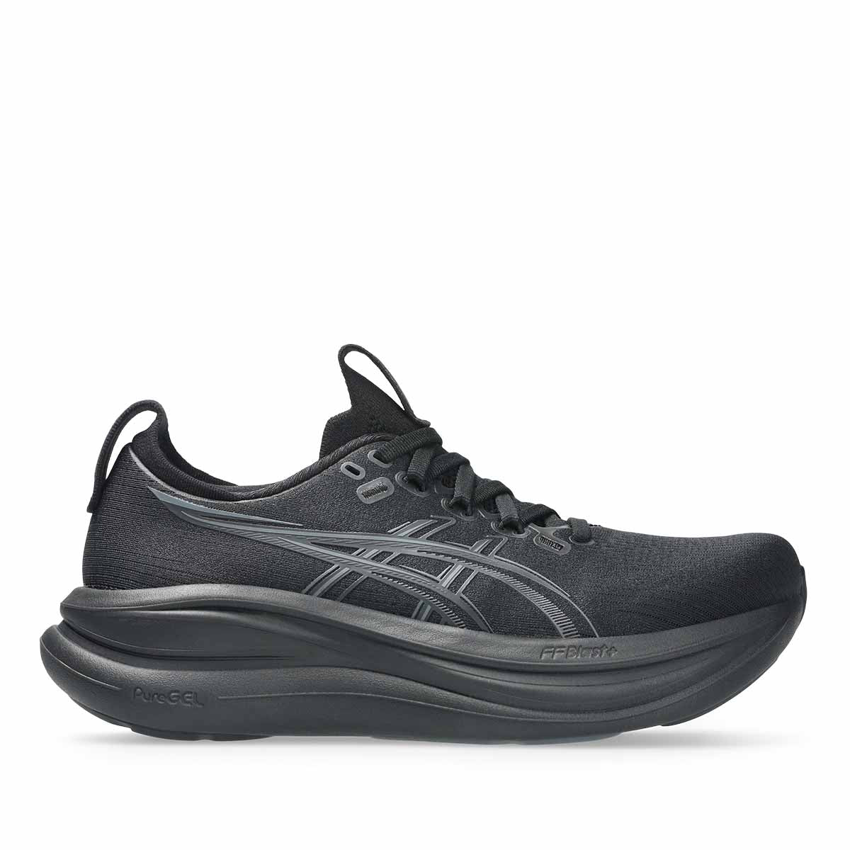 Asics Gel Nimbus 28 Women Black Graphite Grey נעלי ריצה ג`ל נימבוס 28 לנשים