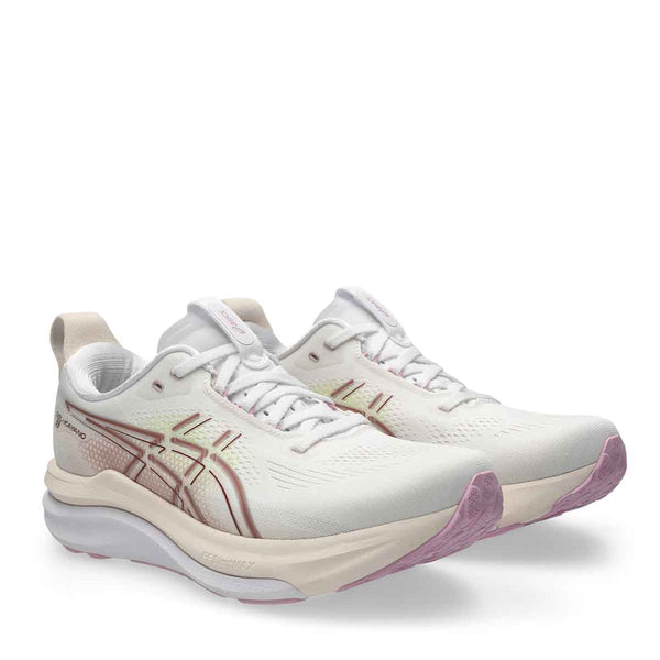 Asics Gel Kayano 33 Women White Hazy Lilac נעלי ריצה ג`ל קיאנו 33 לנשים