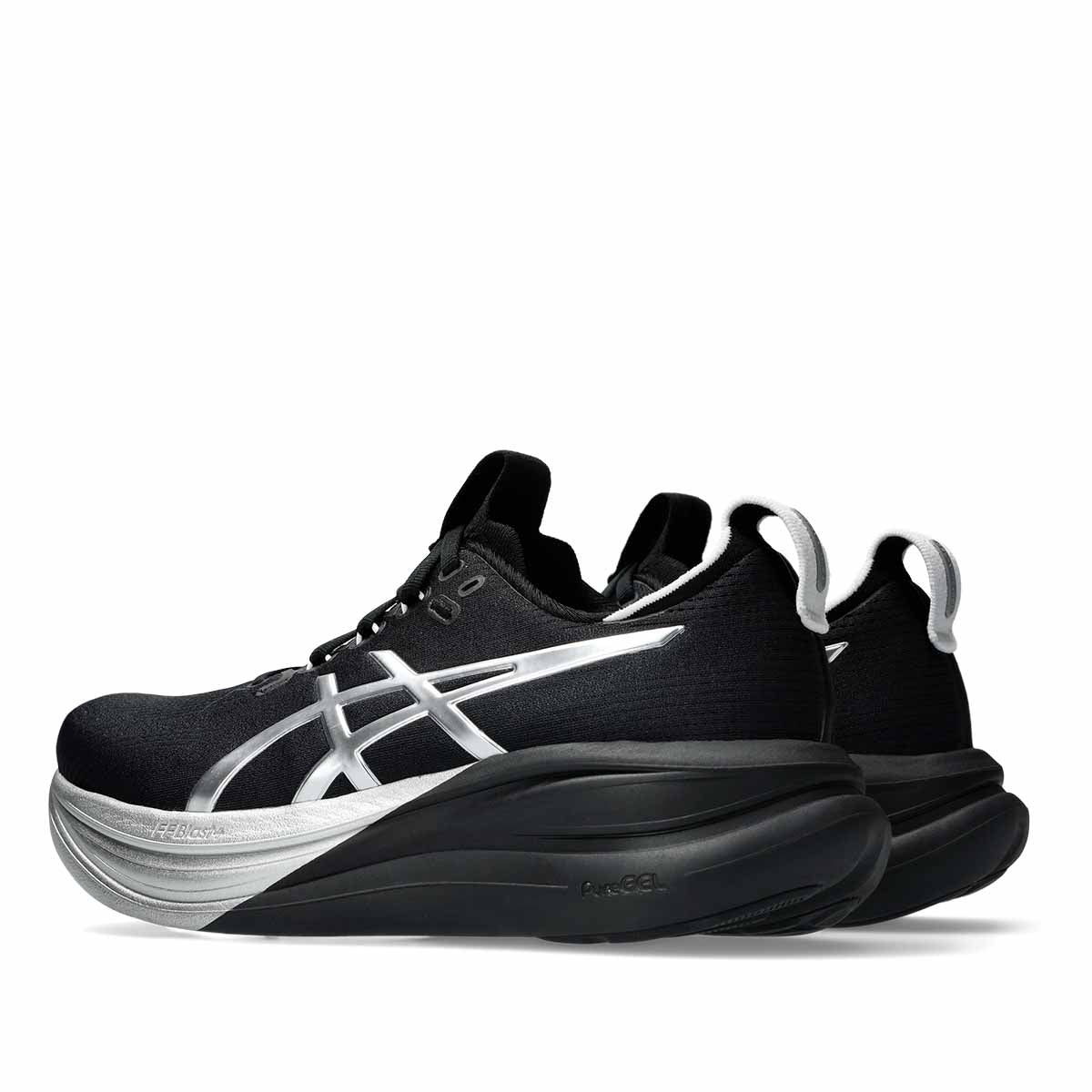 Asics Gel Nimbus 28 Platinum Women Black נעלי ריצה ג`ל נימבוס 28 פלטינום לנשים