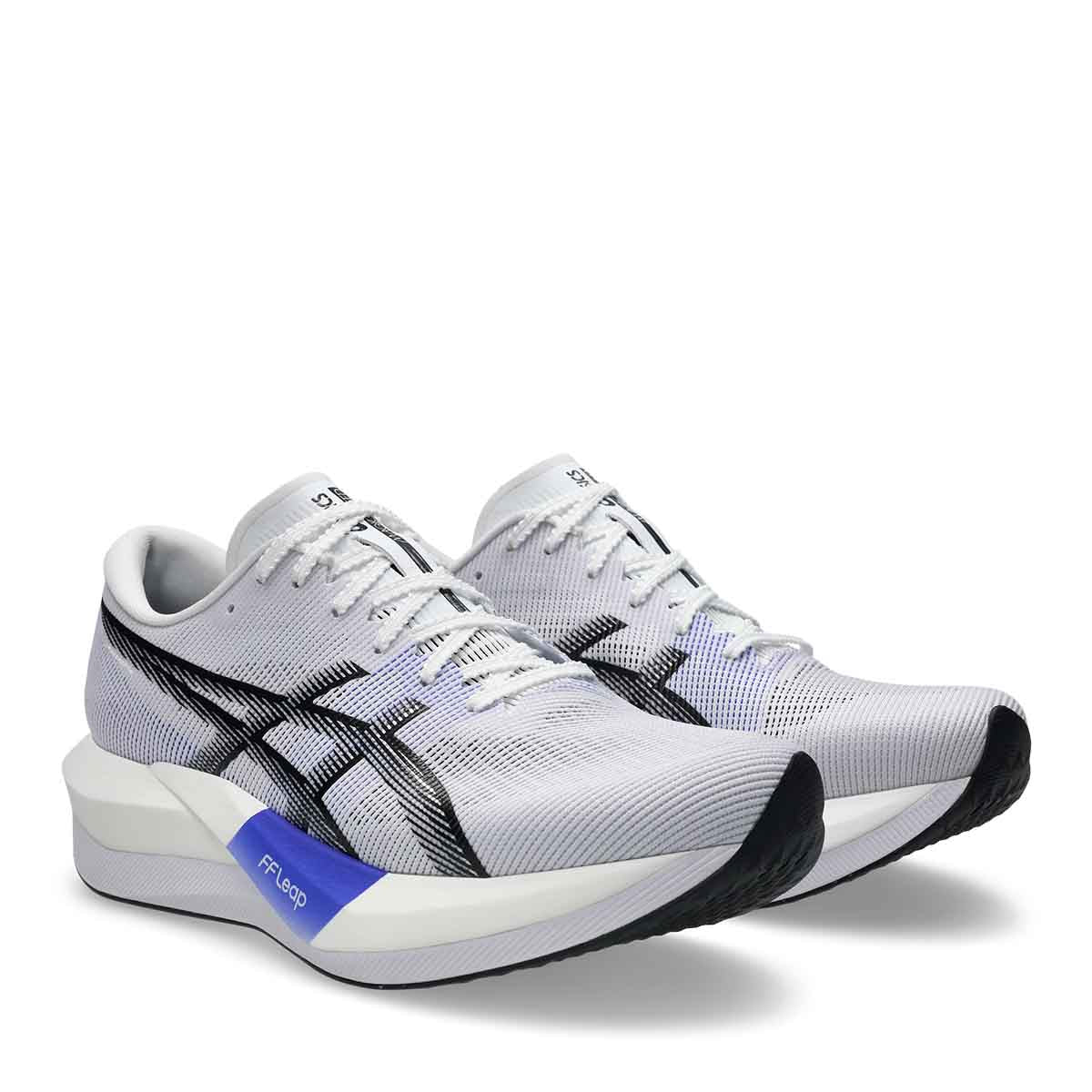 Asics Magic Speed 5 Unisex White Black נעלי ריצה מטה ספיד 5 יוניסקס