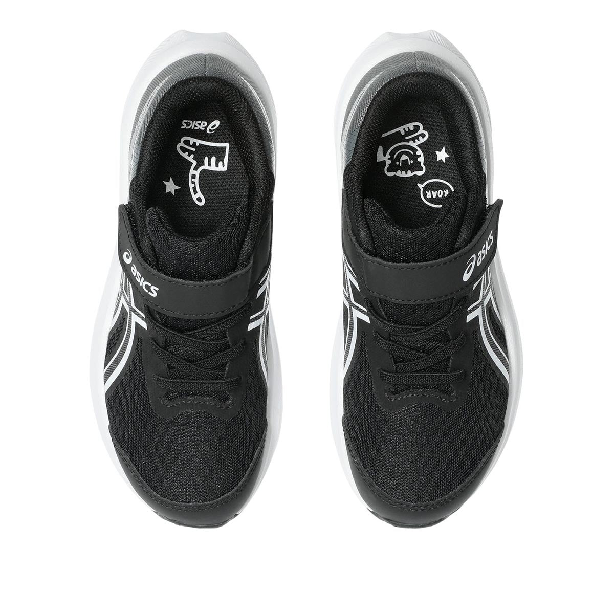 Asics Patriot 14 PS Kids Black White נעלי ריצה לילדים