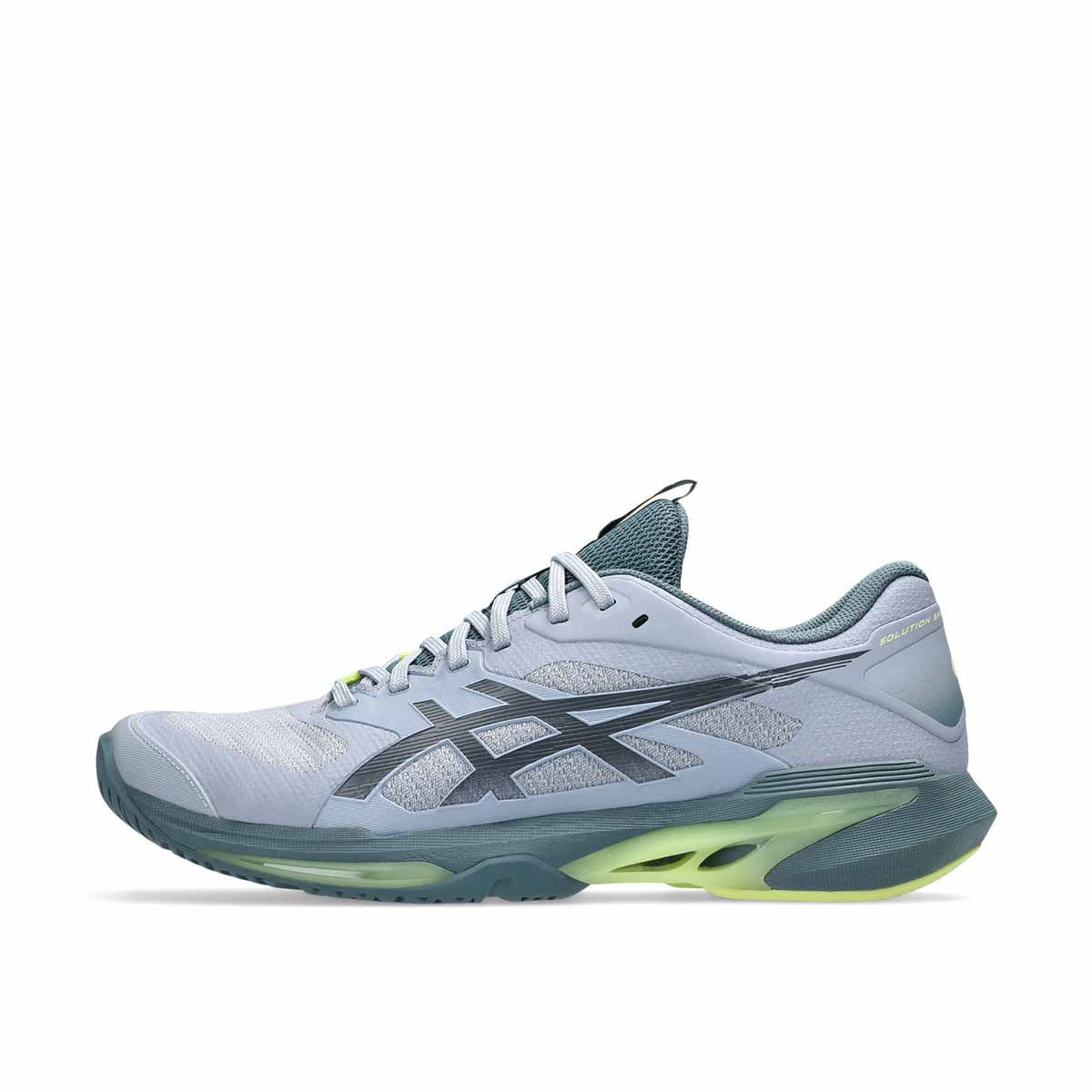 Asics Solution Speed FF 4 Men Grey Blue Ironclad נעלי טניס סולושיין ספיד 4 לגברים