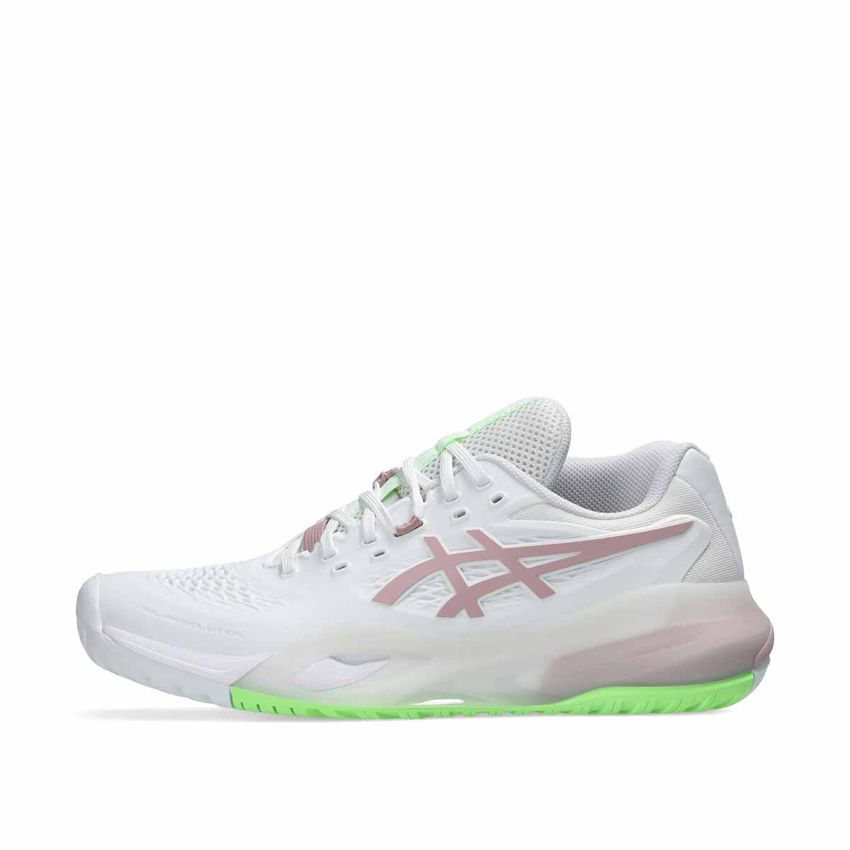Asics Gel Resolution X Women White Morganite נעלי טניסג`ל רזולושיין לנשים