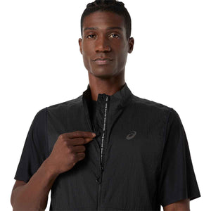 Asics Metarun Packable Gilet Men Black ווסט ריצה מתקפל לגברים