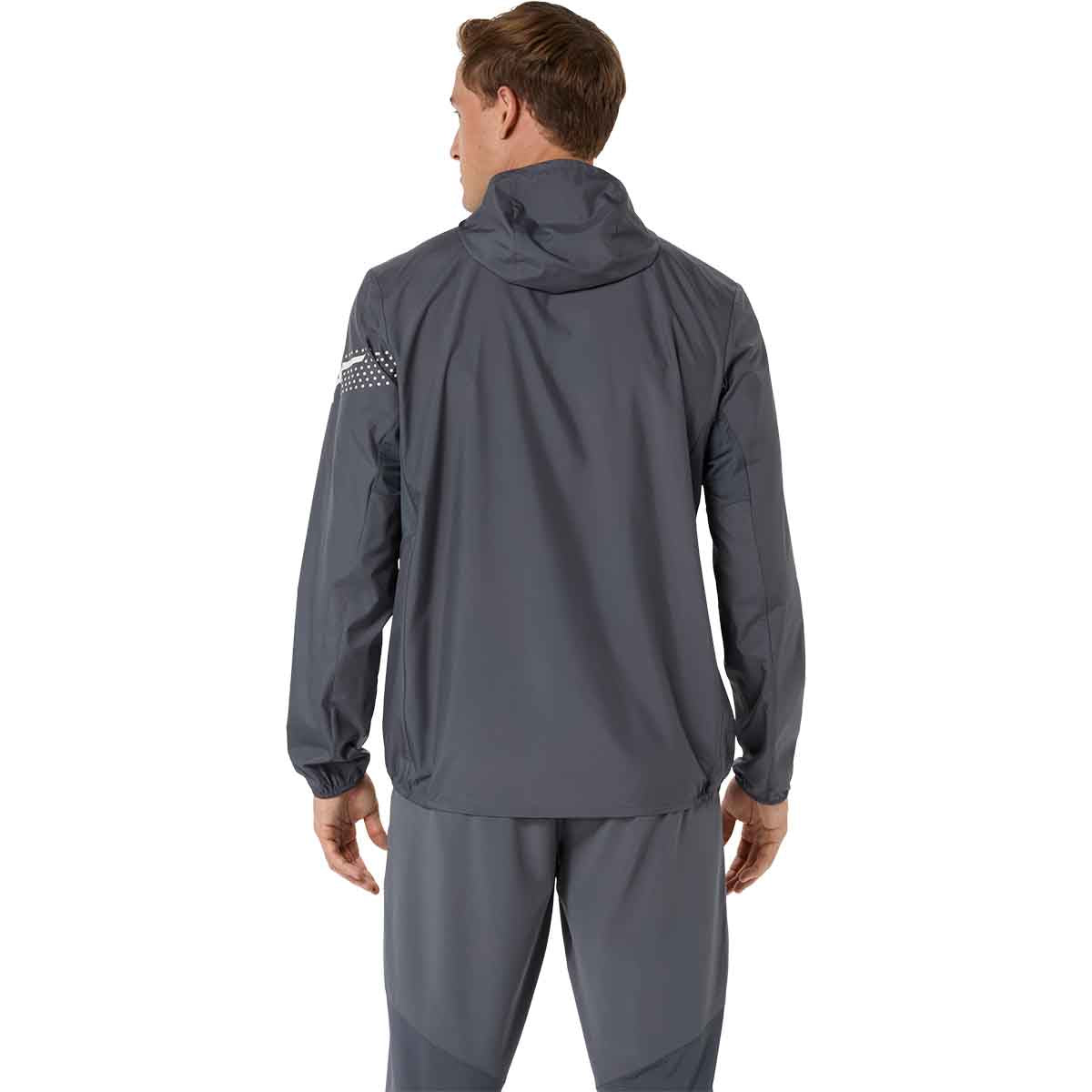 Asics Icon Jacket Men Carrier Grey ג'קט ריצה לגברים
