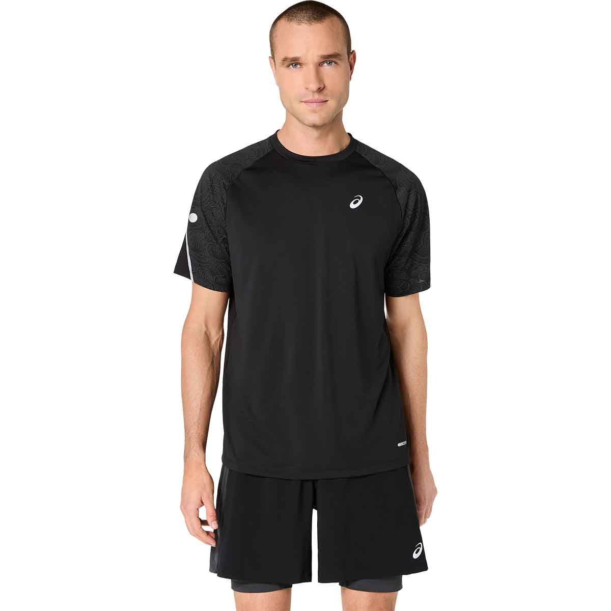 AsicsRoad Lite-Show SS Top Men Performance Black חולצת ריצה לגברים