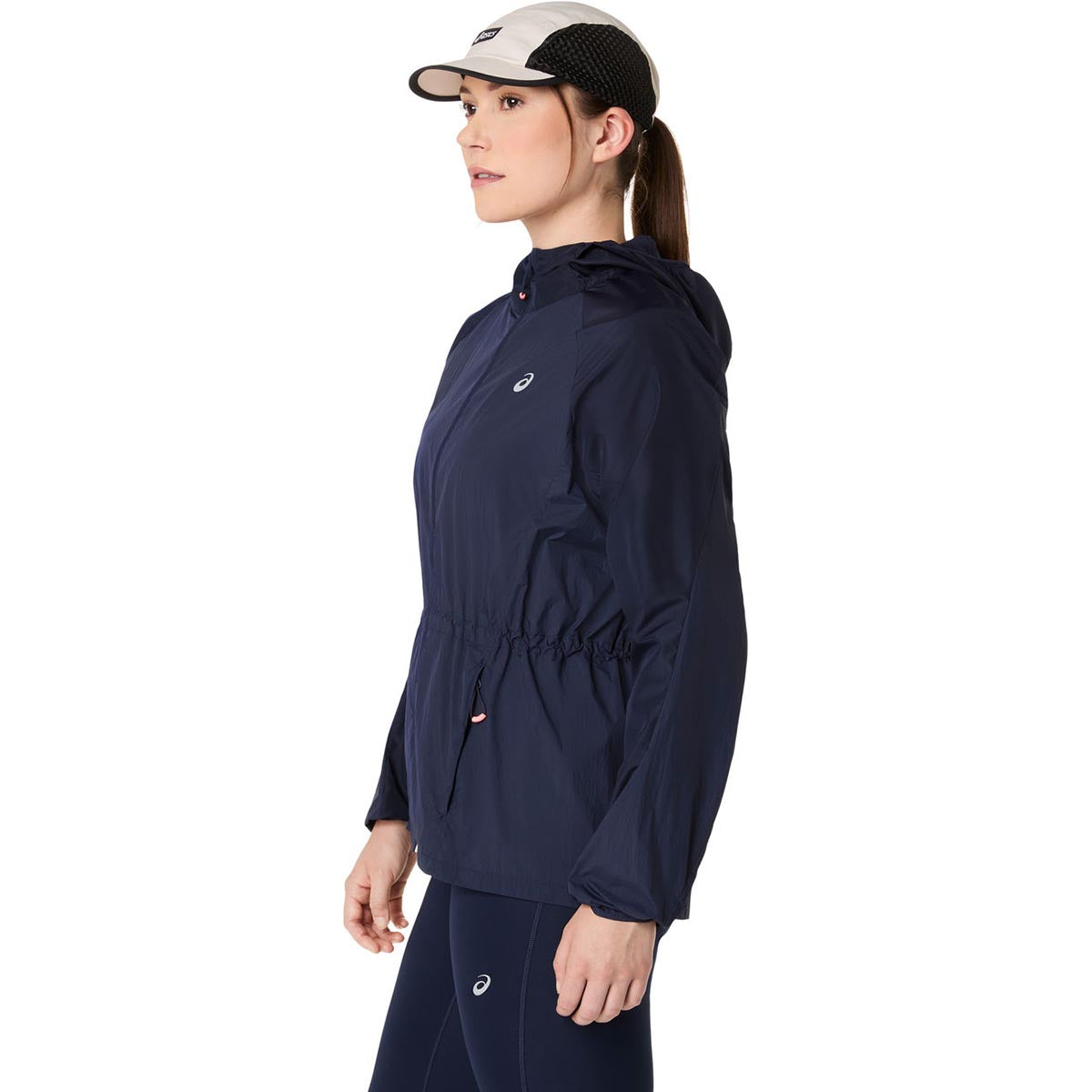 Asics Road Packable Jacket Women Midnight ג'קט ריצה מתקפל לנשים