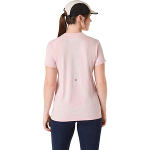 Asics Road Seamless SS Top Women Morganite Crystal Pink חולצת ריצה לנשים