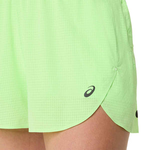 Asics Metarun Split Shorts Women Illuminate Green מכנסי ריצה לנשים