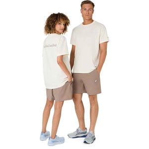 Asics Heritage Heavy Cotton Graphic Tee Unisex Cream חולצת אסיקס יוניסקס