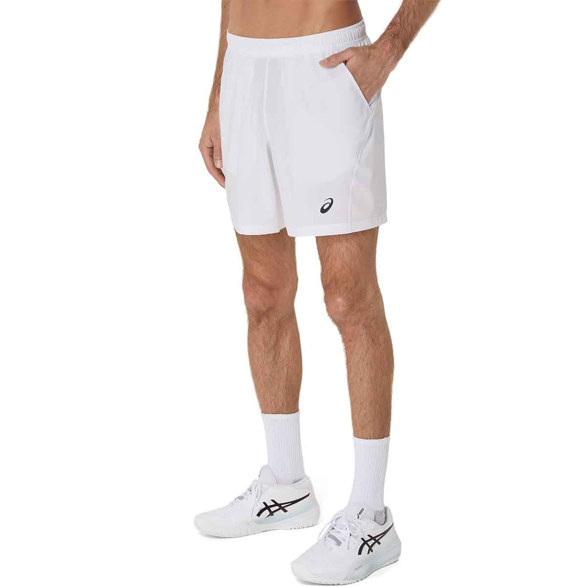 Asics Court 7In Short Men Brilliant White מכנסי טניס לגברים