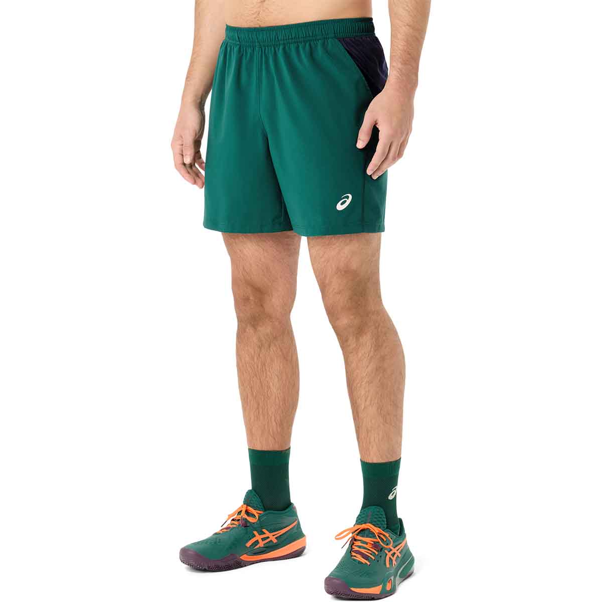 Asics Padel Court 7In Short Men Jewel Green מכנסי פאדל לגברים