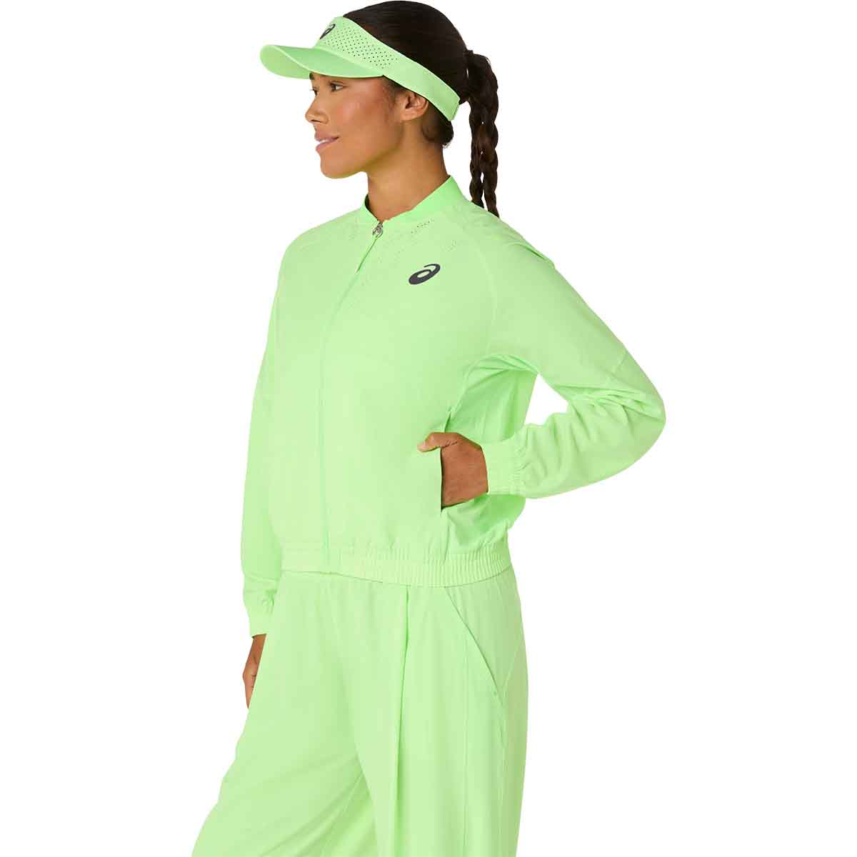 Asics Match Jacket Women Illuminate Green ג'קט טניס לנשים