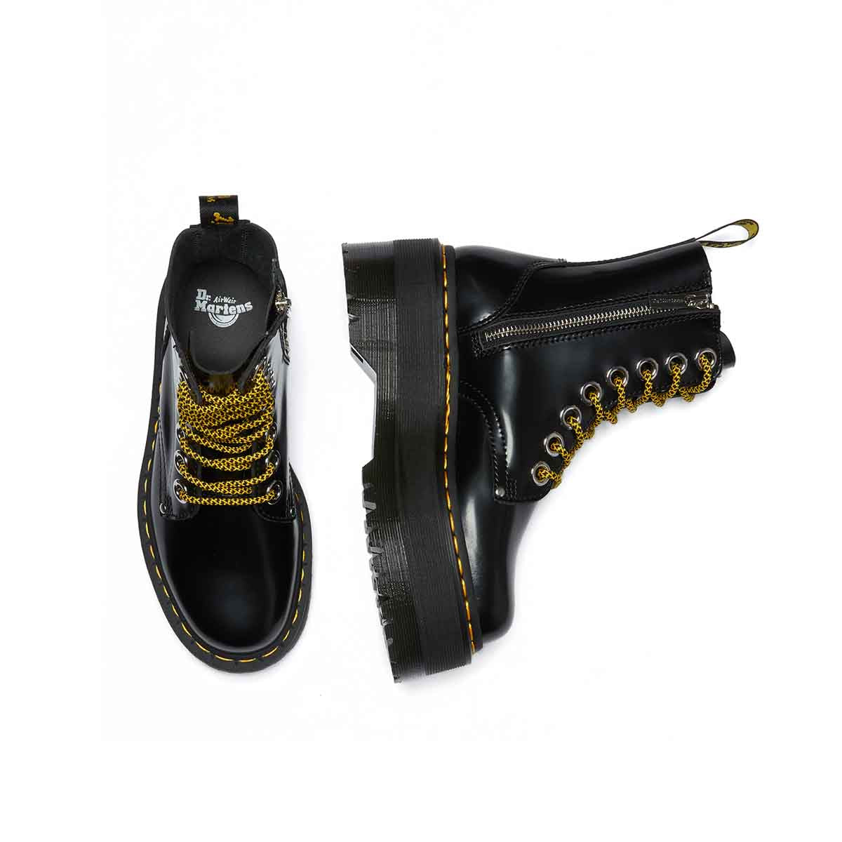 Dr. Martens Jadon Max Boots Platform מגפי ד"ר מרטינס ג'יידון מקס שחור