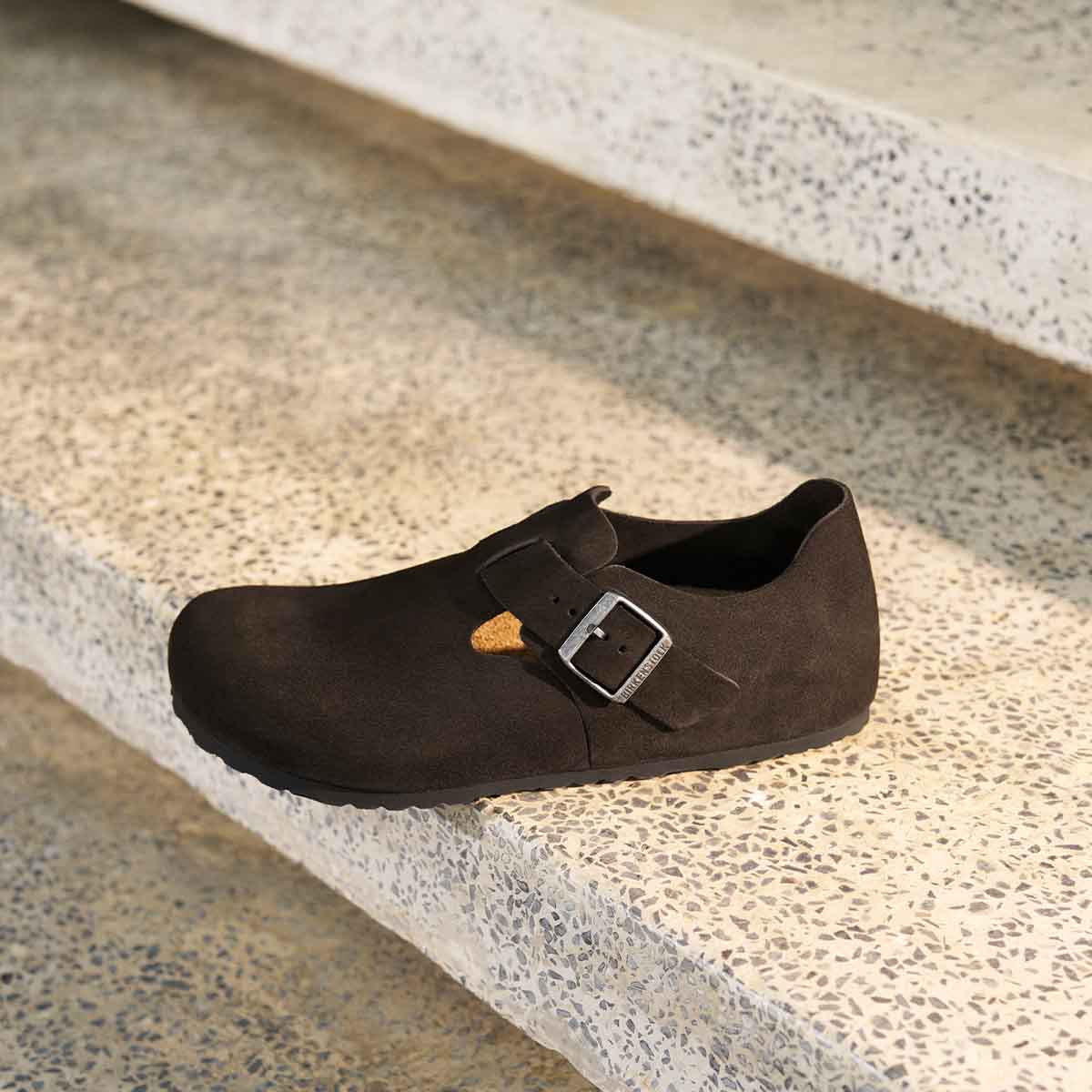 Birkenstock London Mocca סנדלי בירקנשטוק לנשים לונדון חום