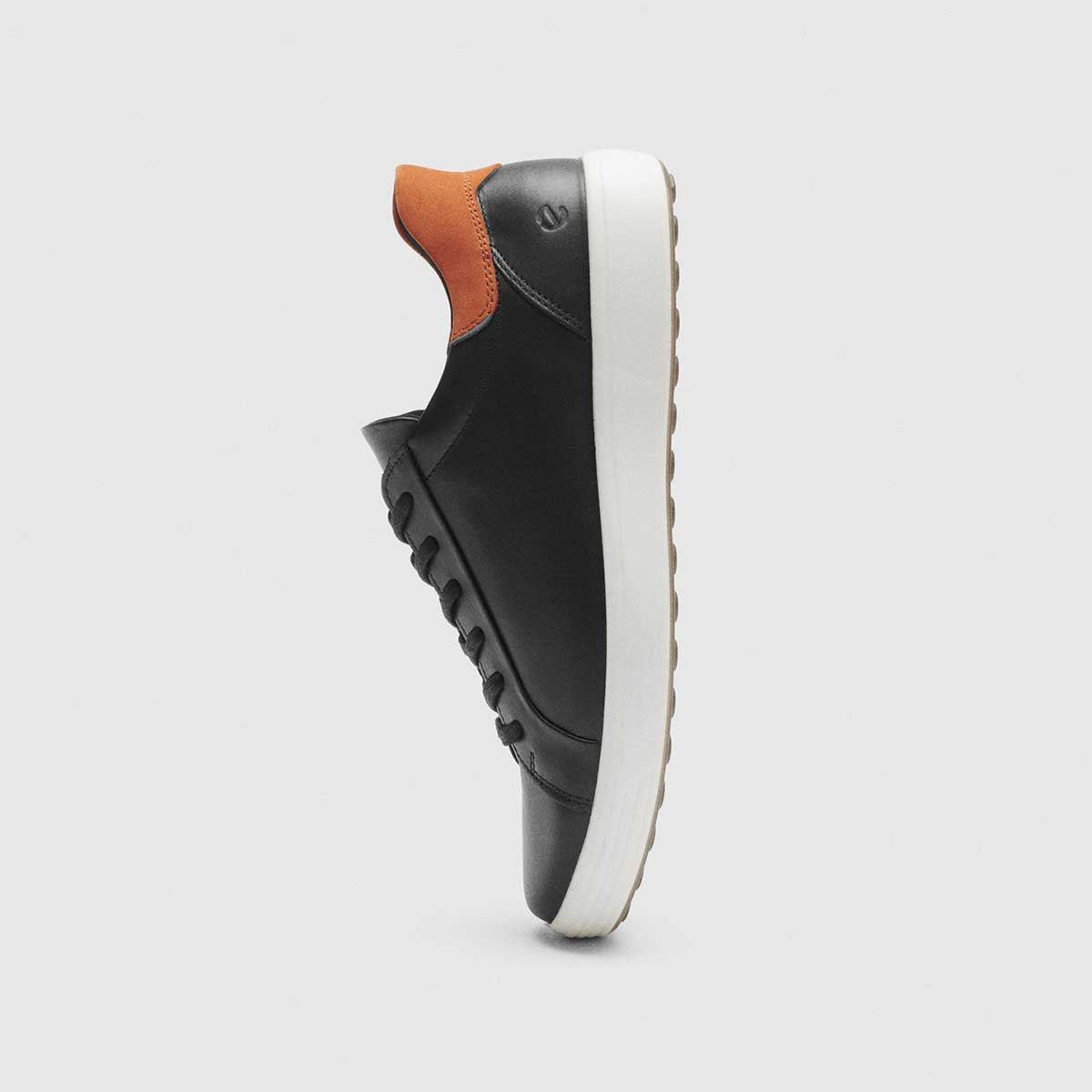 Ecco Soft 7 Black Cognac סניקרס גברים אקו