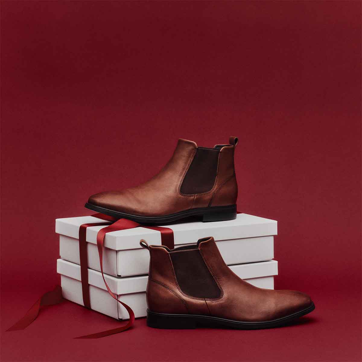 Ecco  Melbourne Camel מגפיים לגברים אקו