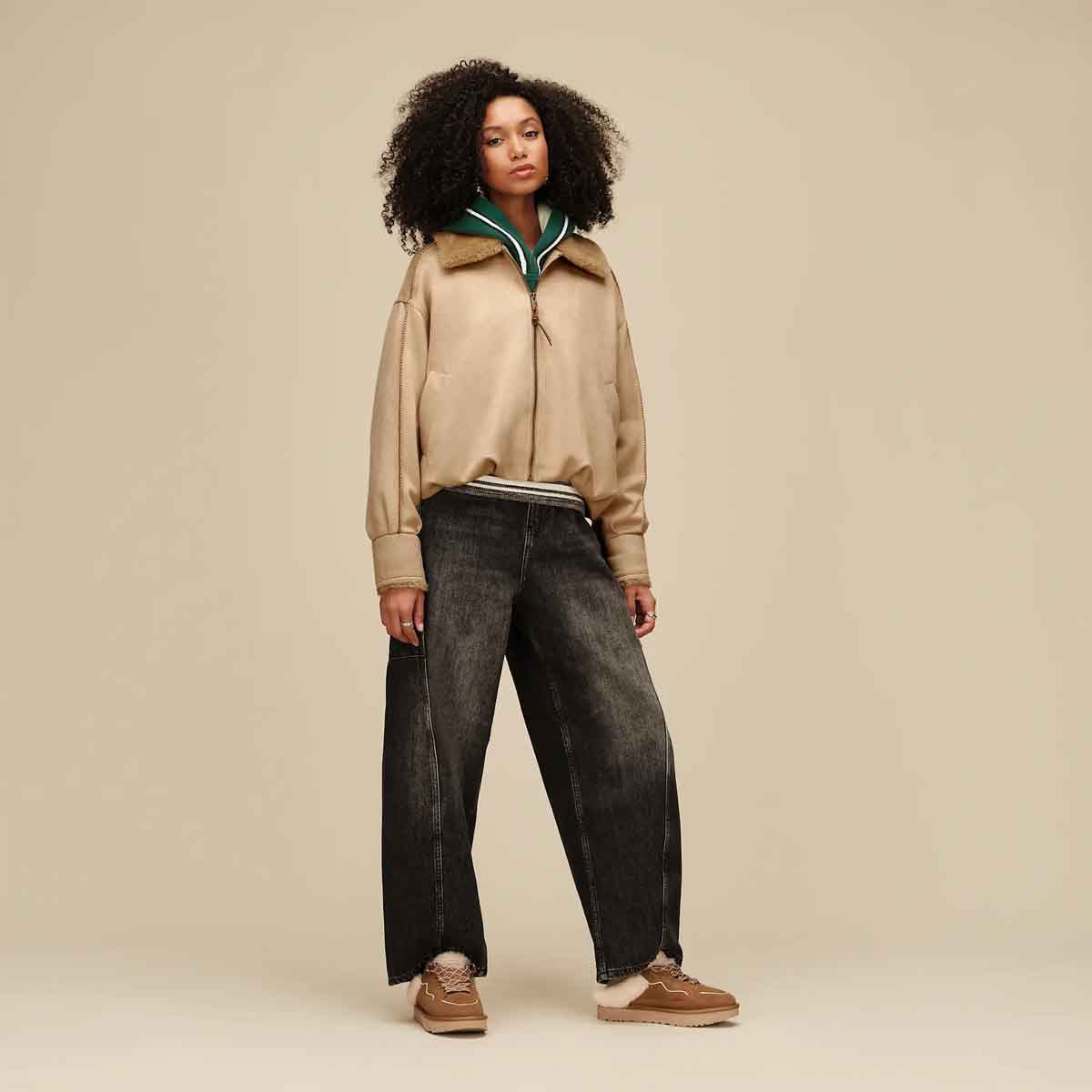UGG Lowmel Mule Chestnut סניקרס לואמל חום לנשים