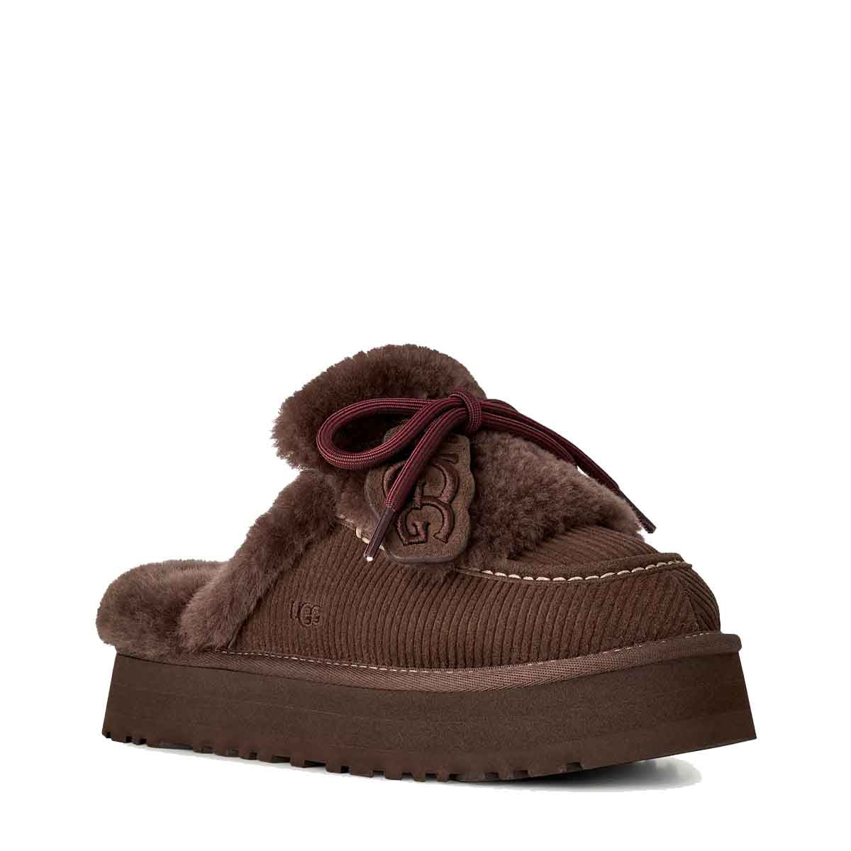 UGG Disquette Heritage Burnt Cedar כפכפי נשים חום