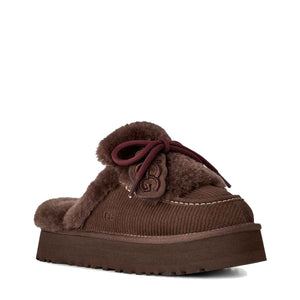 UGG Disquette Heritage Burnt Cedar כפכפי נשים חום