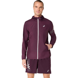 Asics Icon Jacket Men Dark Aubergine ג'קט אסיקס לגברים