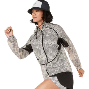 Asics Limited Series Wind Breaker Jacket Women Cream ג'קט ריצה לנשים