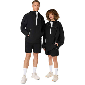 Asics Heritage Double Weave Relaxed Anorak Unisex Performance Black Cream ג'קט אסיקס יוניסקס