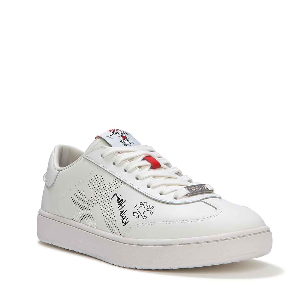 Fit Flop X Keith Haring The Dash FF Trainers  Urban White סניקרס פיטפלופ לנשים